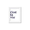 Picture of Cest La Vie II _GroupedProduct_Rectangle_Portrait_Framed_Matted_