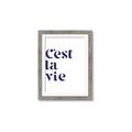Picture of Cest La Vie II _GroupedProduct_Rectangle_Portrait_Framed_Matted_