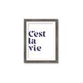 Picture of Cest La Vie II _GroupedProduct_Rectangle_Portrait_Framed_Matted_