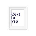Picture of Cest La Vie II _GroupedProduct_Rectangle_Portrait_Framed_Matted_
