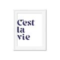Picture of Cest La Vie II _GroupedProduct_Rectangle_Portrait_Framed_Matted_