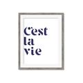 Picture of Cest La Vie II _GroupedProduct_Rectangle_Portrait_Framed_Matted_