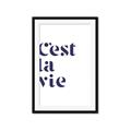 Picture of Cest La Vie II _GroupedProduct_Rectangle_Portrait_Framed_Matted_