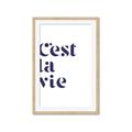 Picture of Cest La Vie II _GroupedProduct_Rectangle_Portrait_Framed_Matted_