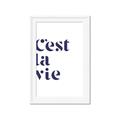 Picture of Cest La Vie II _GroupedProduct_Rectangle_Portrait_Framed_Matted_