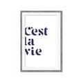 Picture of Cest La Vie II _GroupedProduct_Rectangle_Portrait_Framed_Matted_