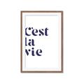 Picture of Cest La Vie II _GroupedProduct_Rectangle_Portrait_Framed_Matted_