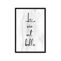 Picture of La Vie Est Belle _GroupedProduct_Rectangle_Portrait_Framed_Matted_