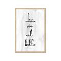 Picture of La Vie Est Belle _GroupedProduct_Rectangle_Portrait_Framed_Matted_