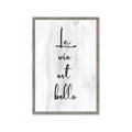 Picture of La Vie Est Belle _GroupedProduct_Rectangle_Portrait_Framed_Matted_