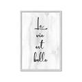 Picture of La Vie Est Belle _GroupedProduct_Rectangle_Portrait_Framed_Matted_