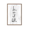 Picture of La Vie Est Belle _GroupedProduct_Rectangle_Portrait_Framed_Matted_