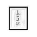 Picture of La Vie Est Belle _GroupedProduct_Rectangle_Portrait_Framed_Matted_