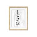 Picture of La Vie Est Belle _GroupedProduct_Rectangle_Portrait_Framed_Matted_