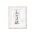 Picture of La Vie Est Belle _GroupedProduct_Rectangle_Portrait_Framed_Matted_