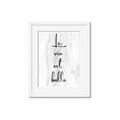 Picture of La Vie Est Belle _GroupedProduct_Rectangle_Portrait_Framed_Matted_