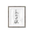 Picture of La Vie Est Belle _GroupedProduct_Rectangle_Portrait_Framed_Matted_