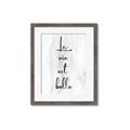 Picture of La Vie Est Belle _GroupedProduct_Rectangle_Portrait_Framed_Matted_