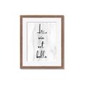 Picture of La Vie Est Belle _GroupedProduct_Rectangle_Portrait_Framed_Matted_