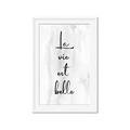 Picture of La Vie Est Belle _GroupedProduct_Rectangle_Portrait_Framed_Matted_
