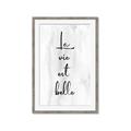 Picture of La Vie Est Belle _GroupedProduct_Rectangle_Portrait_Framed_Matted_