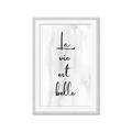 Picture of La Vie Est Belle _GroupedProduct_Rectangle_Portrait_Framed_Matted_