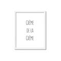 Picture of Creme De La Creme _GroupedProduct_Rectangle_Portrait_Framed_Matted_
