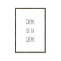Picture of Creme De La Creme _GroupedProduct_Rectangle_Portrait_Framed_Matted_