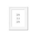 Picture of Creme De La Creme _GroupedProduct_Rectangle_Portrait_Framed_Matted_