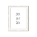 Picture of Creme De La Creme _GroupedProduct_Rectangle_Portrait_Framed_Matted_