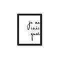 Picture of Je Ne Sais Quoi II _GroupedProduct_Rectangle_Portrait_Framed_Matted_