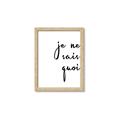 Picture of Je Ne Sais Quoi II _GroupedProduct_Rectangle_Portrait_Framed_Matted_