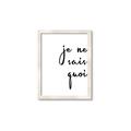 Picture of Je Ne Sais Quoi II _GroupedProduct_Rectangle_Portrait_Framed_Matted_