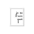 Picture of Je Ne Sais Quoi II _GroupedProduct_Rectangle_Portrait_Framed_Matted_