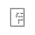Picture of Je Ne Sais Quoi II _GroupedProduct_Rectangle_Portrait_Framed_Matted_