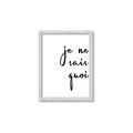 Picture of Je Ne Sais Quoi II _GroupedProduct_Rectangle_Portrait_Framed_Matted_