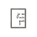 Picture of Je Ne Sais Quoi II _GroupedProduct_Rectangle_Portrait_Framed_Matted_