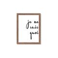 Picture of Je Ne Sais Quoi II _GroupedProduct_Rectangle_Portrait_Framed_Matted_