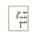 Picture of Je Ne Sais Quoi II _GroupedProduct_Rectangle_Portrait_Framed_Matted_