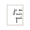 Picture of Je Ne Sais Quoi II _GroupedProduct_Rectangle_Portrait_Framed_Matted_