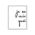 Picture of Je Ne Sais Quoi II _GroupedProduct_Rectangle_Portrait_Framed_Matted_