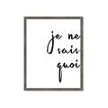 Picture of Je Ne Sais Quoi II _GroupedProduct_Rectangle_Portrait_Framed_Matted_