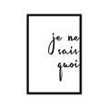 Picture of Je Ne Sais Quoi II _GroupedProduct_Rectangle_Portrait_Framed_Matted_