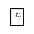 Picture of Je Ne Sais Quoi II _GroupedProduct_Rectangle_Portrait_Framed_Matted_
