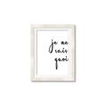 Picture of Je Ne Sais Quoi II _GroupedProduct_Rectangle_Portrait_Framed_Matted_
