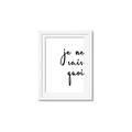 Picture of Je Ne Sais Quoi II _GroupedProduct_Rectangle_Portrait_Framed_Matted_