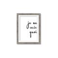 Picture of Je Ne Sais Quoi II _GroupedProduct_Rectangle_Portrait_Framed_Matted_