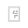 Picture of Je Ne Sais Quoi II _GroupedProduct_Rectangle_Portrait_Framed_Matted_