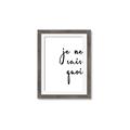 Picture of Je Ne Sais Quoi II _GroupedProduct_Rectangle_Portrait_Framed_Matted_