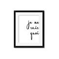 Picture of Je Ne Sais Quoi II _GroupedProduct_Rectangle_Portrait_Framed_Matted_